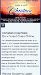 Mobile Screenshot of christianessentialssbc.com