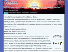 Tablet Screenshot of christianessentialssbc.com